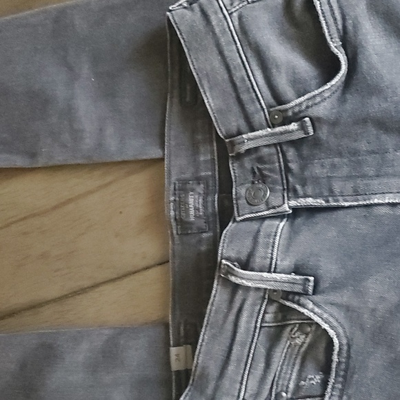 Citizens of Humanity Rocket Mid Rise Skinny Jeans, Lithe Distressed, Size 24 - Picture 3 of 11